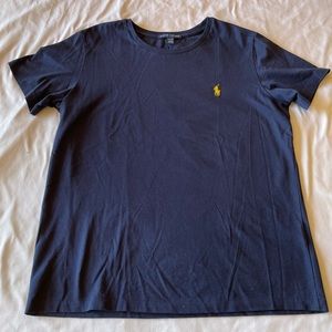 Ralph Lauren Navy Blue Tee, Sz XL